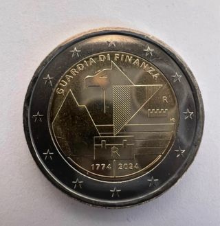 Moneda 2 Euro Guardia di Finanza 1774-2024 moneta