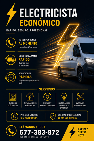 Electricista Económico: Rápido y Profesional