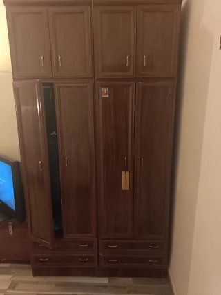 Dormitorio completo madera