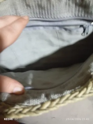 Bolso de rafia tejido