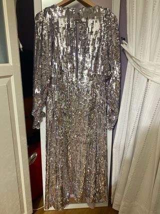 Vestido de fiesta con lentejuelas