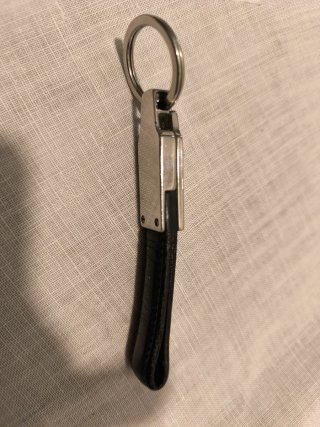 Portachiavi Ermenegildo Zegna Pelle e Metallo