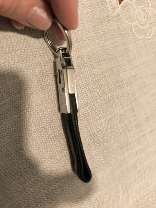 Portachiavi Ermenegildo Zegna Pelle e Metallo