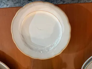 Vajilla Porcelana Royal China Dorada