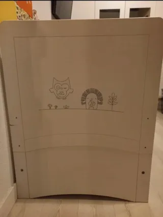 Cuna evolutiva blanca con cajón