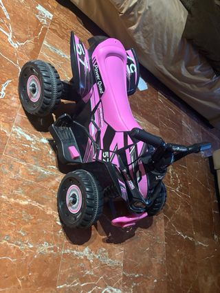 Quad eléctrico infantil rosa