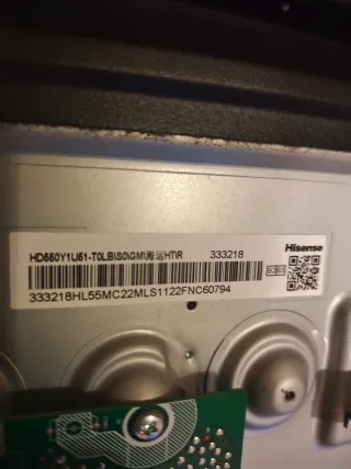 Placa Main + Fuente Hisense 55A6BG