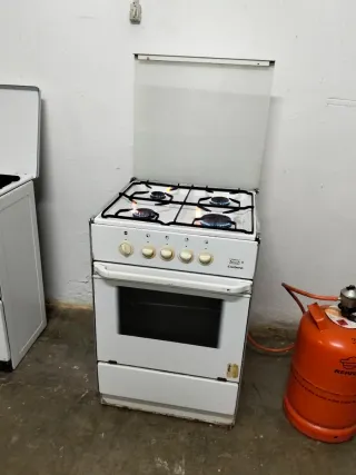 Cocina de gas con horno eléctrico