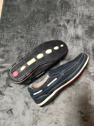 Mocasines Hombre Talla 43 Negro Multicolor