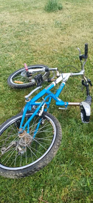 Bicicleta infantil montaña azul