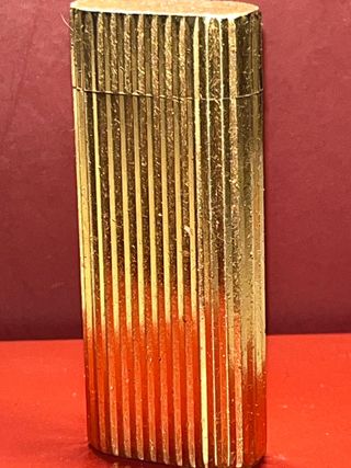 Encendedor Cartier Paris Chapado Oro Vintage