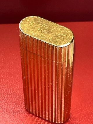 Encendedor Cartier Paris Chapado Oro Vintage