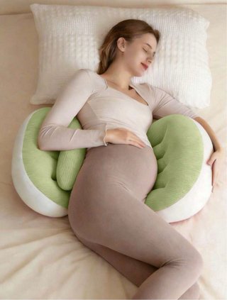 Almohada de embarazo verde