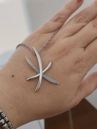 Collana in acciaio Stella Marina