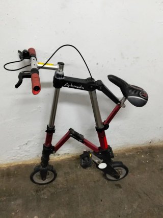 Bicicleta plegable A-Bicycle roja