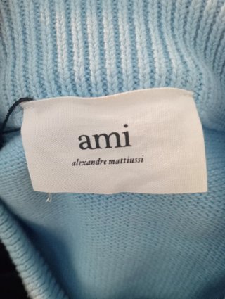Jersey AMI Paris Corazón Blanco Azul