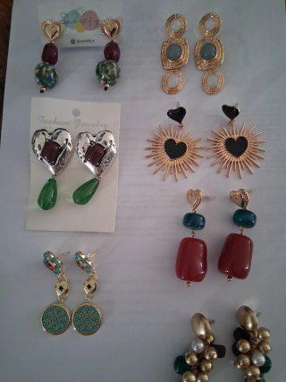 Lote de Pendientes Bisutería Variados