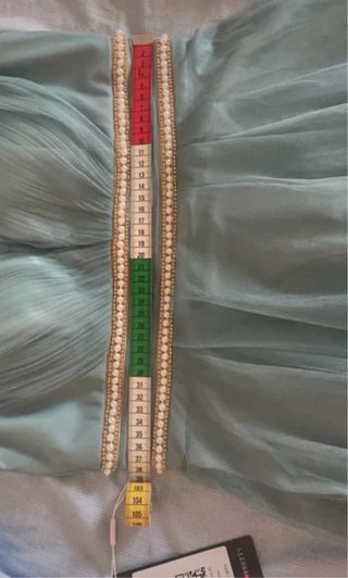 Vestido fiesta azul celeste