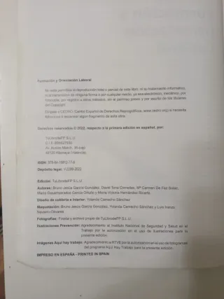 Libro Formación y Orientación Laboral