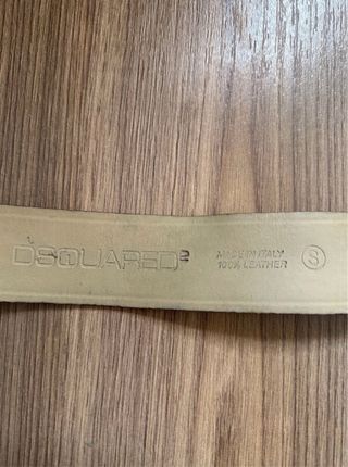 Cinturón Dsquared2 Hebilla Dorada