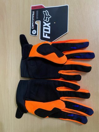 Guantes Fox Dirtpaw Talla M Naranja