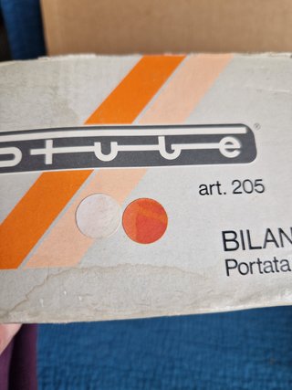 Bilancia da cucina Stube anni '80 - Rossa e Bianca