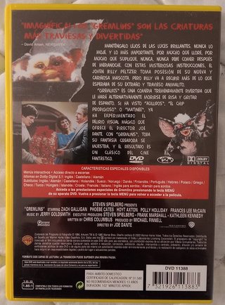 DVD - "Gremlins I" (1984)