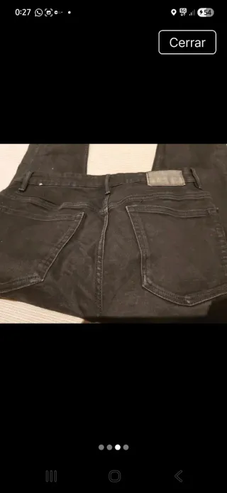 Pantalón Negro W30/ Es 40