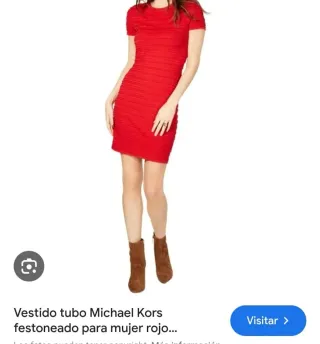 Vestido de fiesta rojo