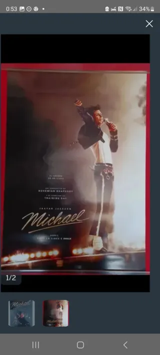 Póster Película Michael Jackson