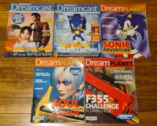 Lote Revista oficial Dreamcast y Dreamplanet