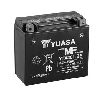 Bateria YTX20L-BS Combipack con electrol E889