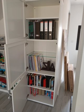 Vitrina Ikea Blanca Madera