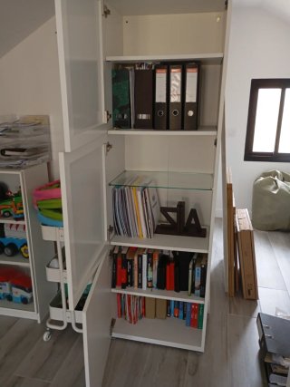 Vitrina Ikea Blanca Madera
