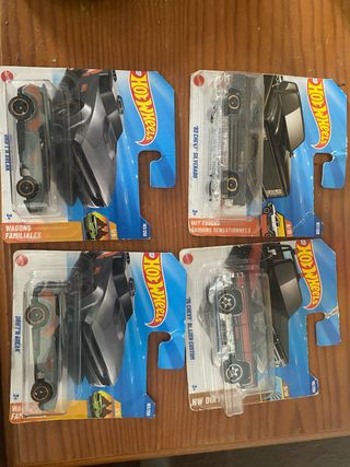 4 Coches Hot Wheels: 2x Drift'n Break, 1x '83 Silv