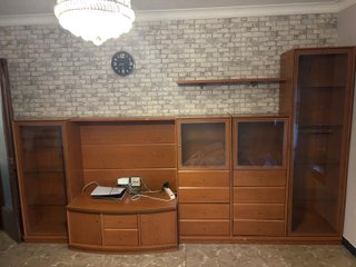 Mueble de comedor con vitrinas +mueble TV conjunto