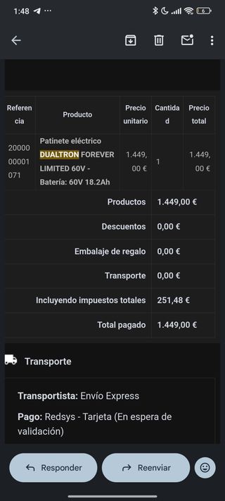 Dualtron Forever Limited Scooter Eléctrico