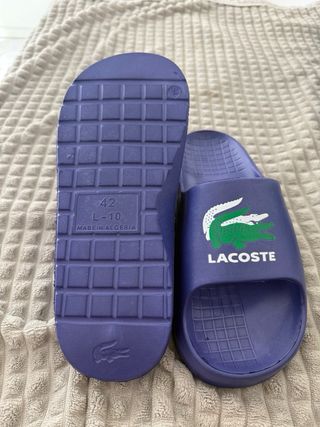 Chanclas Lacoste Azul y Verde