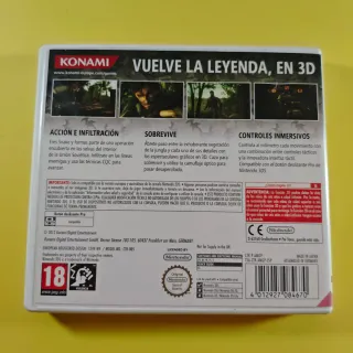 Metal Gear Solid Snake Eater Nintendo 3DS