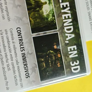 Metal Gear Solid Snake Eater Nintendo 3DS