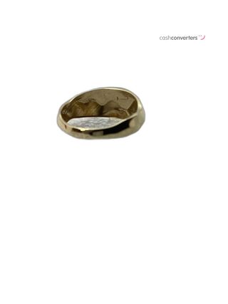 anillo oro 18k con circonita