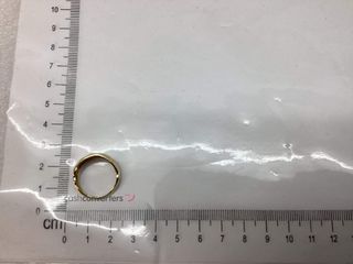 anillo oro 18k con circonita