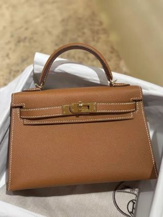 Bolso Hermès Kelly Sellier Cuero Togo