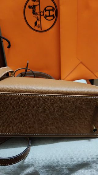 Bolso Hermès Kelly Sellier Cuero Togo