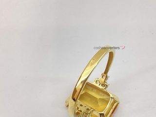 anillo oro 18k con piedra con circonita