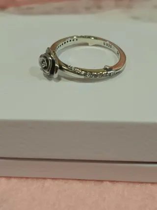 Anillo Rosa floreciendo S925