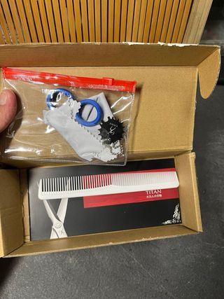 Tijeras de Peluquería Titan + Maquina Prowalux