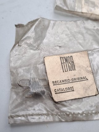 13922-19 2 x Muelles FEMSA Recambio Original
