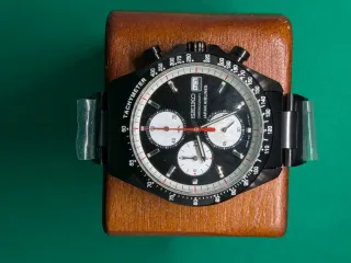 Seiko Chrono Panda Edición Especial JAL. Full set