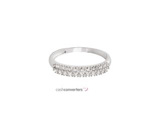 anillo oro 18k con piedra con circonita t. 4 (14,05 mm)